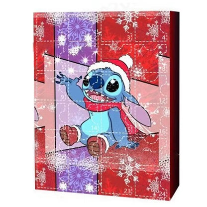 Christmas Advent Calendario Adviento Anime Christmas Blind Box 24-Day Countdown Surprise Box Cute Children'S Toys Gift Guess Bag