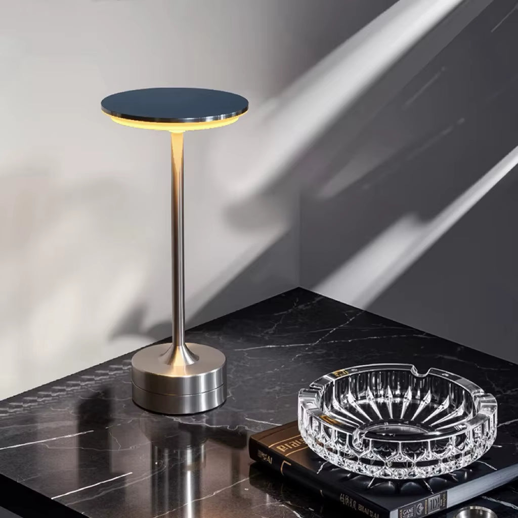 Wireless LED Table Lamp Touch Sensor Desktop Night Light USB Rechargeabl Portable Bedroom Night Light Reading Lamps Decor Light