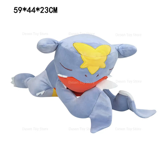 Big Size Pokemon Garchomp Sleeping Plush Pillow Cushion Animal Stuffed Toy Bedroom Sofa Dolls Gifts