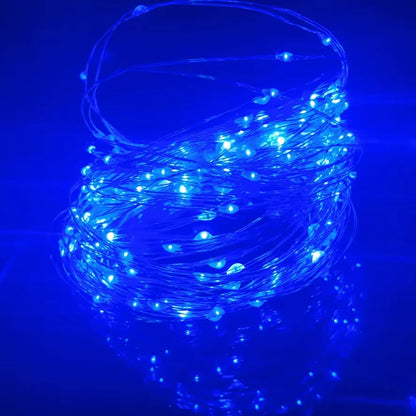 10M 20M Waterproof USB LED Lights String Copper Wire Fairy Garland Light Lamp Christmas Wedding Party Holiday Lighting Wreath
