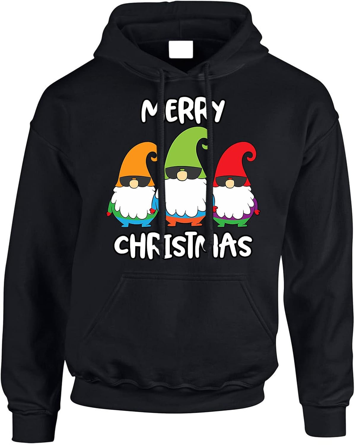 Merry Christmas Mens Hoody Three Gnomes Merry Christmas Jumper Boys Xmas Style Girls Kids Gift Pullover Funny Novelty Hoodie Printed Design
