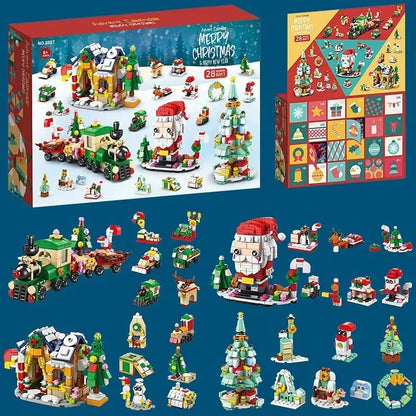 2026 Christmas Advent Calendar Gift Box Christmas Tree Train 24Days Countdown Christmas Calendar Box New Year Navidad Gift