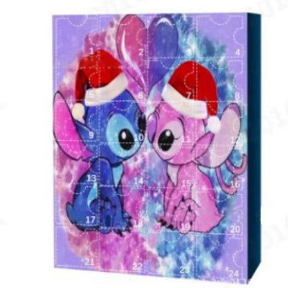 Christmas Advent Calendario Adviento Anime Christmas Blind Box 24-Day Countdown Surprise Box Cute Children'S Toys Gift Guess Bag
