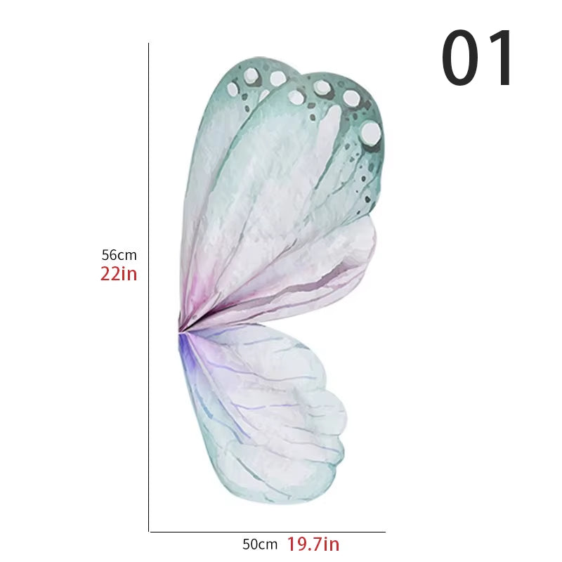 20 Pcs/Pack Flower Wrapping Paper DIY Butterfly Wings Shaped Bouquet Packaging Paper Wedding Party Gift Packing Florist Material