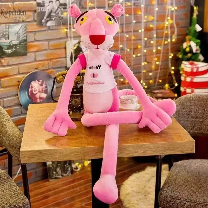 Cartoon Disney Cute Pink Panther Plush Doll Toy Plush Anime Toy Soft Cute Cloth Doll Kid Pillow Adult Children Birthday Toy Gift