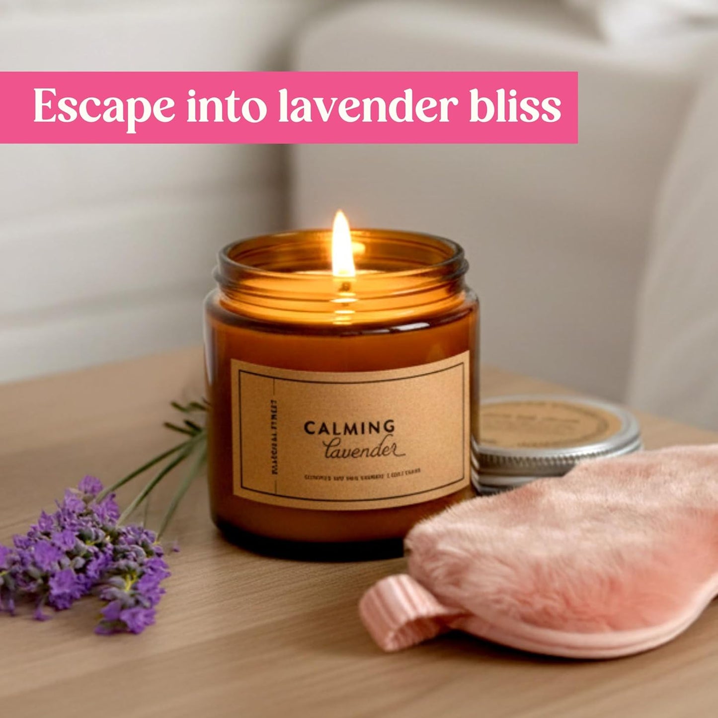 Hot Water Bottle Gift Set - Christmas Presents for Women, Includes Pink 1L Hot Water Bottle with Socks, Mug, Candle, Eye Mask, and Colouring Book with Pencil - Gifts for Women