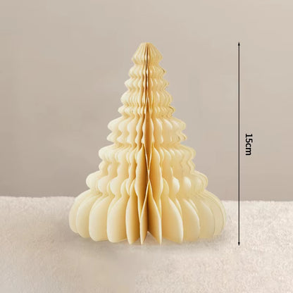 Christmas Tree Honeycomb Ball Decoration 3D Merry Christmas Ornament Paper Hanging Xmas Tree Model 2026 Party Favors Navidad