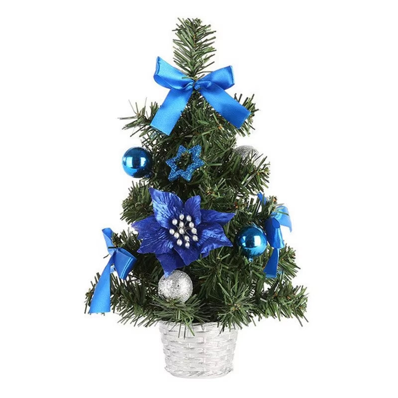 20/30/40Cm Christmas Tree Home Bedroom Party Decorations Artificial Christmas Tree Children DIY Handicraft 2025 New Year Gift