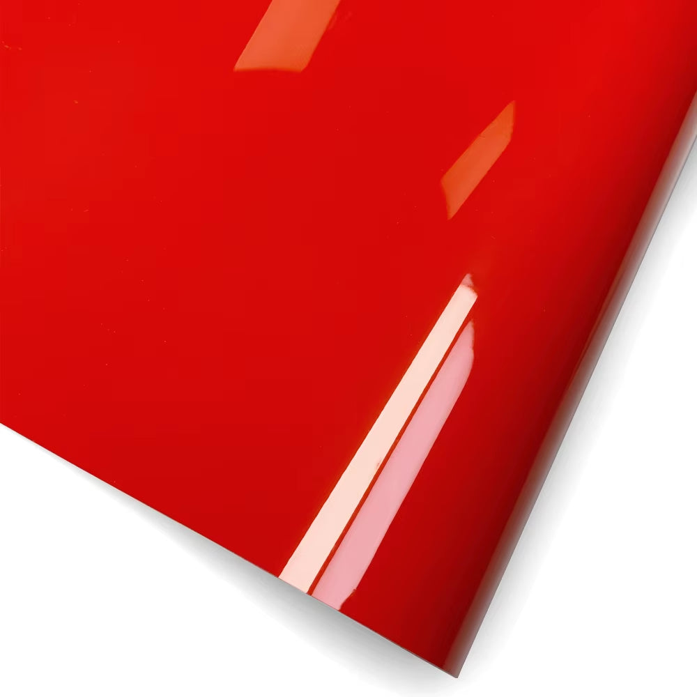 Red Series Car Sticker Vinyl Wrap for Motorcycle Vinyls High Glossy PET Adhesive Vinyl Carbon Fiber Christmas Car Wrapping Film