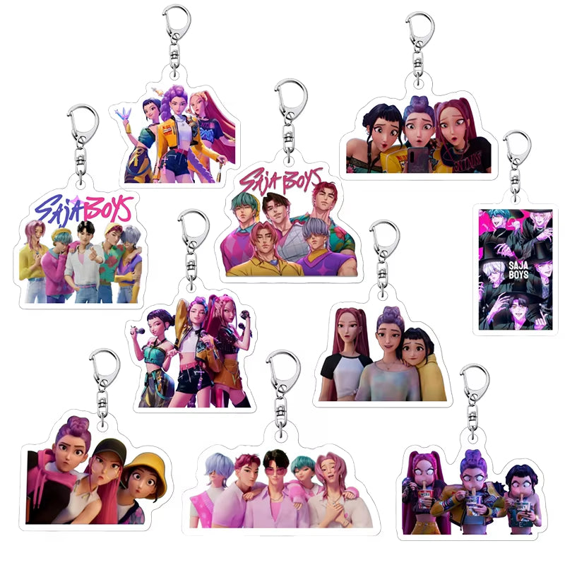 Hot Kpop Demon Birthday Party Decoration Huntrix Kpop Anime Birthday Party Supplies Hunter Group Cake Topper Balloons Decor Sets