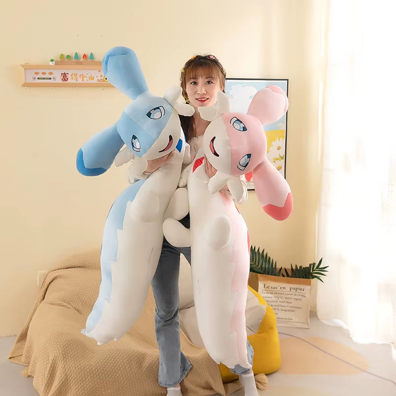 Plush Pink Pillow Palworld Chillet Bolster Stuffed Toy Kawaii Grizzbolt Anime Peripheral Cloth Doll Stuffed Decor Modle Kid Gift