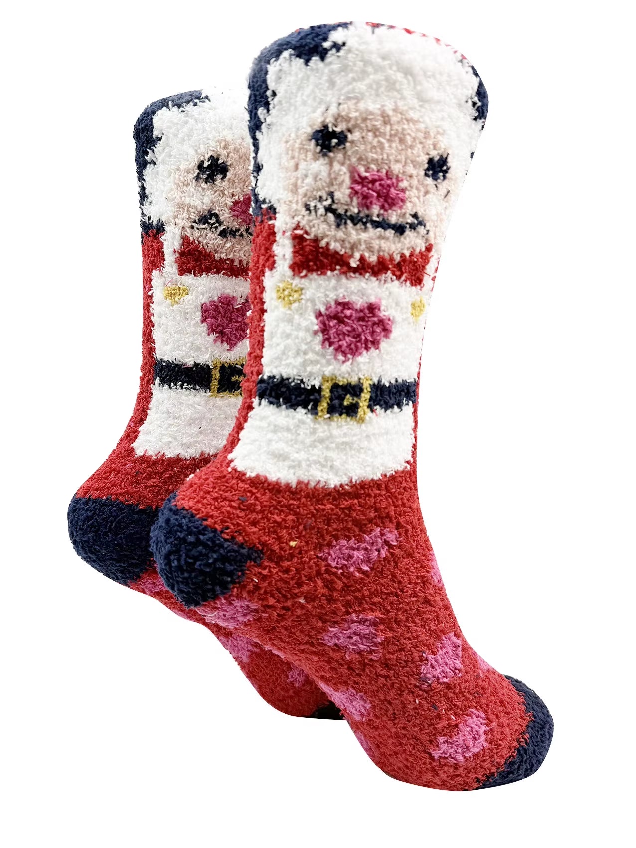 Christmas Fuzzy Socks Women, Warm Fluffy Christmas Socks Adults Christmas Gifts Winter Thermal Christmas Holiday Socks Warm Sock
